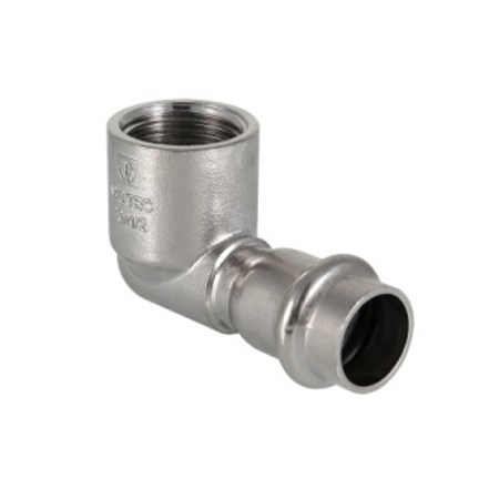Угольник 90° с вн.р. нерж. сталь 15х1/2'' VTi.952.I.001504