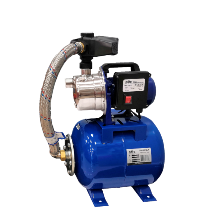 Насосная станция SMS-АНС-800 нерж/корпус (800Вт /8м.глуб./38м макс/50л/мин) 12090