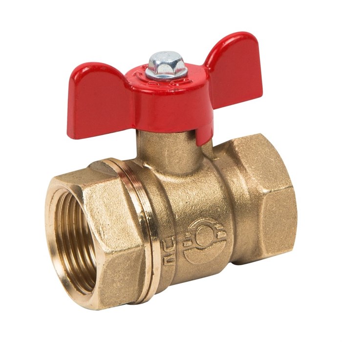 Кран шаровый VALFEX STANDART   1'' г/г бабочка VF.217.LB1.100 - фото 16649