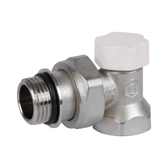 Клапан запорно-балансировочный угловой STOUT 1/2'' с доп. уплотнением SVL-1156-100015 - фото 16667
