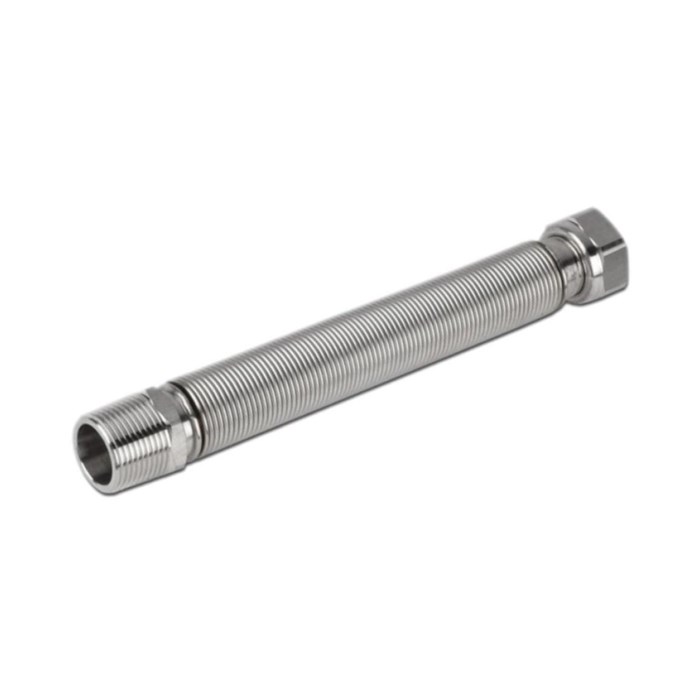 Подводка редукционная из нерж. стали сильфонного типа 1/2" г/ш (180-400 мм, до 40 см) VALFEX VF.RS.GS.012.0180.0400