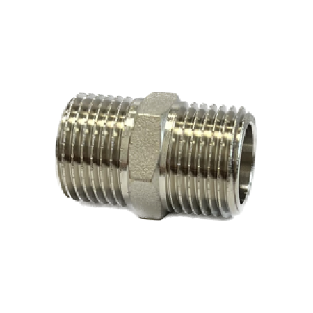 Ниппель лат.    1/2'' удлин. никелир. 34 мм (14-14 мм) 17407 - фото 23795