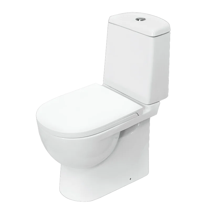 Унитаз-компакт Sanita Luxe 'Best Comfort'' микролифт, горизонтальный выпуск WC.CC/Best/2-DM/WHT.G/S1 - фото 24120