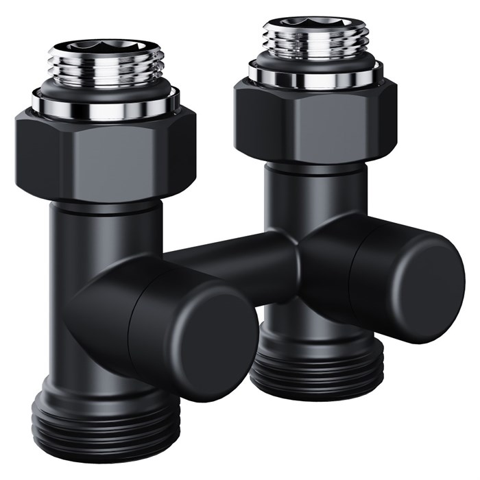 Узел прямой нижнего подключения Royal Thermo Design 1/2"х3/4" EK (черный) RANDP11234BL - фото 24285