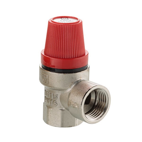 Клапан предохранительный 1/2" х 3 бар, внутр.-внутр. VALTEC  (VT.0490.N.0430) VT.0490.N.0430