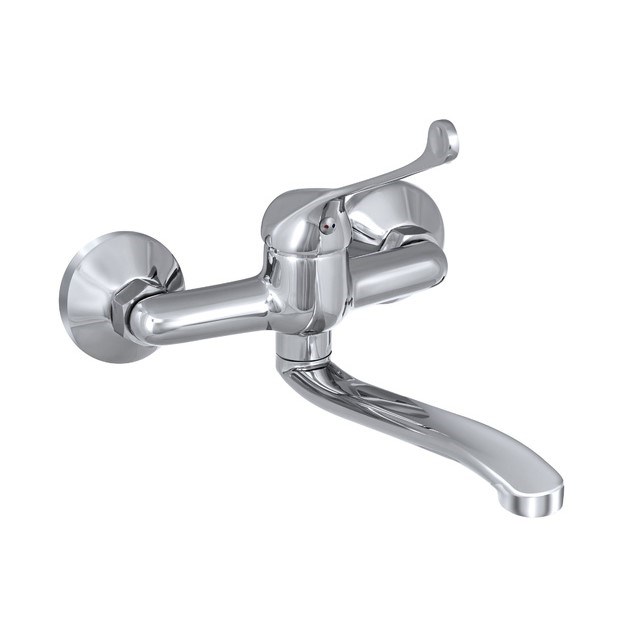СЛАВЕН Смеситель настенный для кухонной мойки, локтевой, хирургический СЛ-ОД-Х24 СЛ-ОД-Х24 - фото 24451