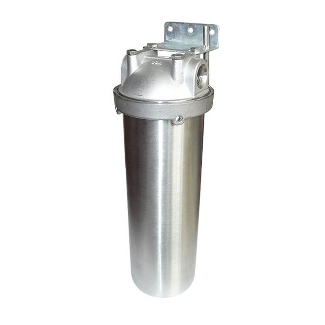 SL10, Фильтр-колба нержав.  1/2'' HMS-10B RAIFIL (б/фил, с/креп) 17757