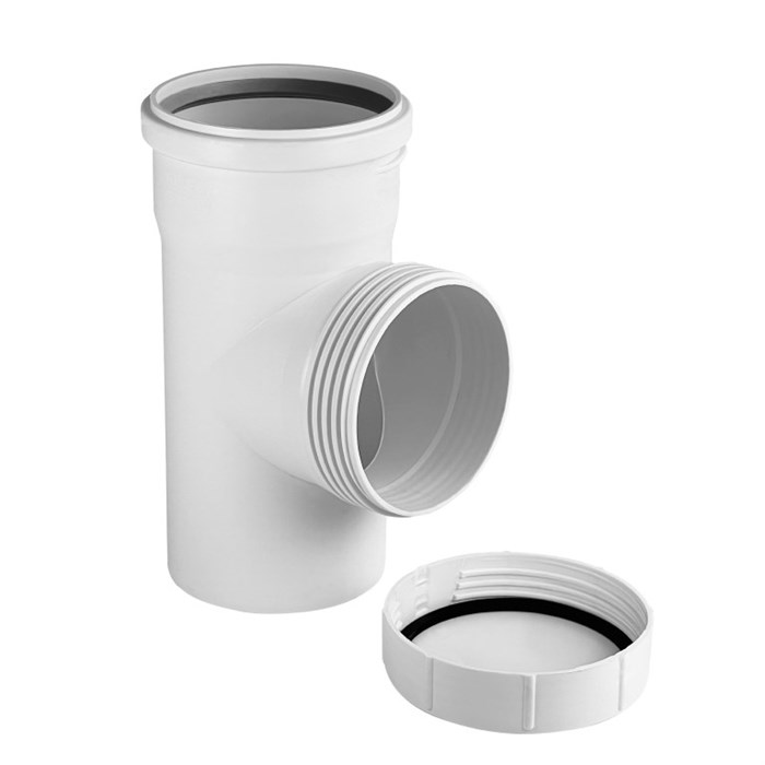 Ревизия PRIME с крышкой 110 мм для вн. малошумной канализ. VALFEX 20103110PR