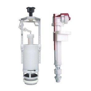 Арматура AlcaPlast с пластиковым нижним подводом 1/2