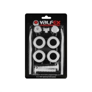 Комплект для монтажа радиаторов с 2-я кронштейнами 1/2'' Valfex AD-1002 1/2