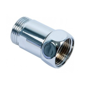 Соединение прямое 3/4'' нак. гайка х 1/2'' нар. резьба (хром) для полотенцесушителя 14375