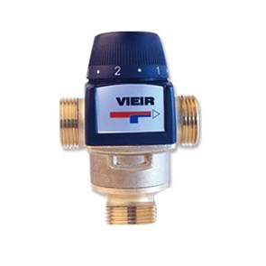 Термостатический смесительный клапан 1" (20-45 гр., Kvs - 4,5 м3/час) Vieir VR201A
