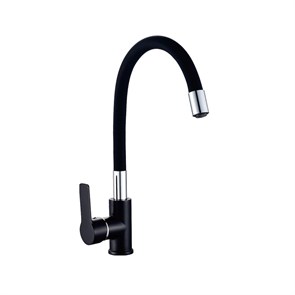 Смеситель для кухни с гибким изливом VALFEX Estreya Black VF.70113-7