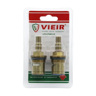 VRXP20-2 Кран-букса VIEIR 1/2" 180гр. 20 шлицов (комплект 2шт.) VRXP20-2