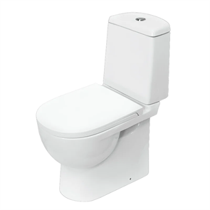 Унитаз-компакт Sanita Luxe 'Best Comfort'' микролифт, горизонтальный выпуск WC.CC/Best/2-DM/WHT.G/S1