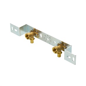 Пластина монтажная с водорозетками 16 (2,2) мм х 1/2" VTm.424.G.001604