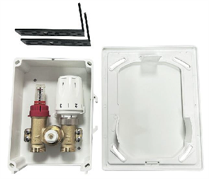 Терморегулирующий монтажный комплект SMS-527 (RTL клапан+расходомер) SMS-527