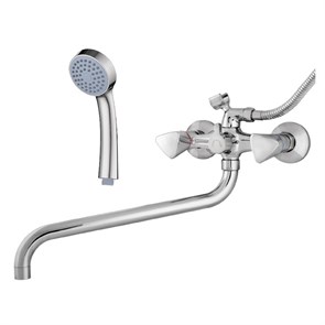 Смеситель для ванны MELODIA Dinatro Rus длинный излив люкс керамика MDV40141R MDV40141R