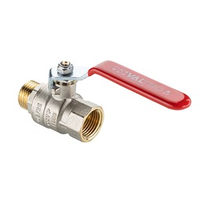 Кран шаровой VALTEC BASE-ГОСТ полнопроходной с рукояткой-рычагом   1/2