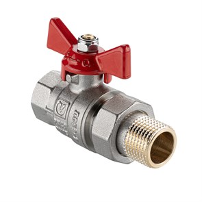 Кран шаровой Valtec BASE-ГОСТ с полусгоном   3/4" вн.-нар. VT.227S.N.05