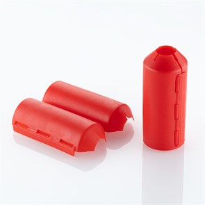 Втулка защитная на теплоизоляцию разборная, 16-20 мм, VALTEC красная VT.VZT.R1620.R