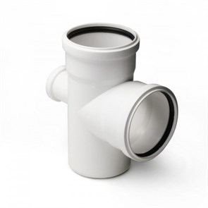 Крестовина PRIME 110/110/50х90° для вн. малошумной канализ. VALFEX 27211115PR