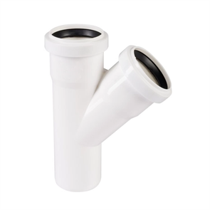 Тройник PRIME  50/50х45°для вн. малошумной канализ. VALFEX 22050050PR