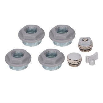 Комплект монтажный для радиатора Royal Thermo 1/2" СЕРЕБРИСТЫЙ RT1/2S