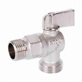 Кран шаровой угловой для бытовой техники 1/2'' х 3/4'' STOUT SVB-0059-001234 - фото 16183