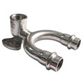 Водорозетка проходная нержавеющая сталь 15х1/2'' VTi.954.DI.150415 - фото 17078