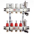 Коллекторная группа VALTEC, НЕРЖ со встр. расх. в сборе,1''х10 вых. Евроконус 3/4''  (VTc.586.EMNX.0 VTc.586.EMNX.0610 - фото 18129 Коллекторная группа VALTEC, НЕРЖ со встр. расх. в сборе,1''х10 вых. Евроконус 3/4''  (VTc.586.EMNX.0 VTc.586.EMNX.0610 - фото 18129