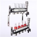 Коллекторная группа VALTEC, НЕРЖ. со встр. расх. в сборе, 1''х 7 вых. Евроконус 3/4''  (VTc.589.EMNX VTc.589.EMNX.0607 - фото 18138 Коллекторная группа VALTEC, НЕРЖ. со встр. расх. в сборе, 1''х 7 вых. Евроконус 3/4''  (VTc.589.EMNX VTc.589.EMNX.0607 - фото 18138