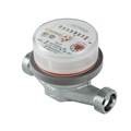 Водосчетчик универсальный Ду 1/2" VALTEC, квартирный, БЕЗ СГОНОВ, до +90^С, 1,5м3, 80 мм VLF-15U-L.80 - фото 18590