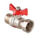 Кран шаровой VALTEC BASE, с накидной гайкой  1/2''х1/2" наруж. резьба  (VT.260.N.0404) VT.260.N.0404 - фото 18618