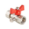 Кран шаровой VALTEC для подключения  манометра, 1/2''вн. -1/2''вн.  (VT.807.N.0404) VT.807.N.0404 - фото 18627