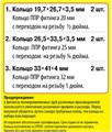 Набор прокладок ''Сантехник №11'', кольца для полипропиленовых американок 20-32мм 13291