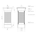 Гофра унитаза АНИ армированная K921 с выпуском (260-560 мм) K921