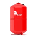 Бак мембранный Wester, 100л. для отопления (красный) с ножками WRV100 - фото 20783