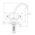 Смеситель для кухни VALFEX Libra Сhrome-1 VF.4908 - фото 21217 Смеситель для кухни VALFEX Libra Сhrome-1 VF.4908 - фото 21217