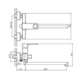 Смеситель для ванны VALFEX Arcadia Сhrome VF.22615 - фото 21289 Смеситель для ванны VALFEX Arcadia Сhrome VF.22615 - фото 21289