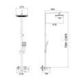 Душевая система VALFEX Vega Black VF.24818-7 - фото 21385 Душевая система VALFEX Vega Black VF.24818-7 - фото 21385