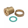 Гайка накидная 1 1/2" х 1" внутр. резьба, со встроенным шаровым краном VIEIR VR380 VR380