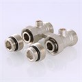 Узел прямой для нижнего подключения радиатора (с адаптерами 1/2") VALTEC VT.345K.N.E04