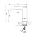 Смеситель для раковины VALFEX Callisto Chrome VF.10817 - фото 22185 Смеситель для раковины VALFEX Callisto Chrome VF.10817 - фото 22185