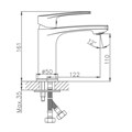 Смеситель для раковины VALFEX Gemini Chrome VF.10587 - фото 22187 Смеситель для раковины VALFEX Gemini Chrome VF.10587 - фото 22187
