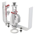Арматура AlcaPlast с пластиковым нижним подводом 1/2" с двойной кнопкой SA08AS SA08AS 1/2" CHROM - фото 22738
