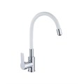 Смеситель для кухни с гибким изливом VALFEX Estreya Chrome/White VF.70112-8 - фото 22860