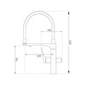 Смеситель для кухни с подключением фильтра и гибким изливом VALFEX Adara Chrome VF.76816 - фото 22924 Смеситель для кухни с подключением фильтра и гибким изливом VALFEX Adara Chrome VF.76816 - фото 22924
