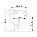 Смеситель для раковины нерж. сталь VALFEX Tantalus Steel VF.10825 - фото 23202 Смеситель для раковины нерж. сталь VALFEX Tantalus Steel VF.10825 - фото 23202