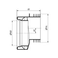 Манжета ЭКСЦЕНТР. для унитаза АНИ (W0410) W0410 - фото 23652